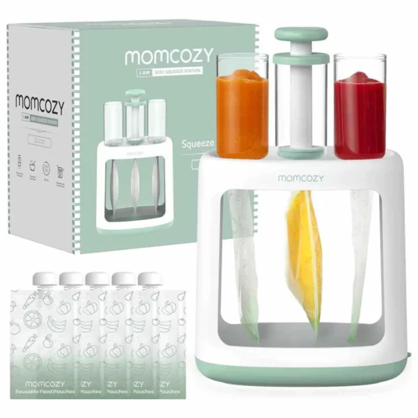 Momcozy Станция Для Приготовления Детского Пюре, 5 Пакетов, Green — Изображение 8