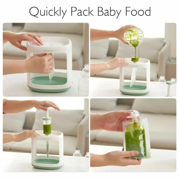 Momcozy Станция Для Приготовления Детского Пюре, 5 Пакетов, Green — Изображение 2