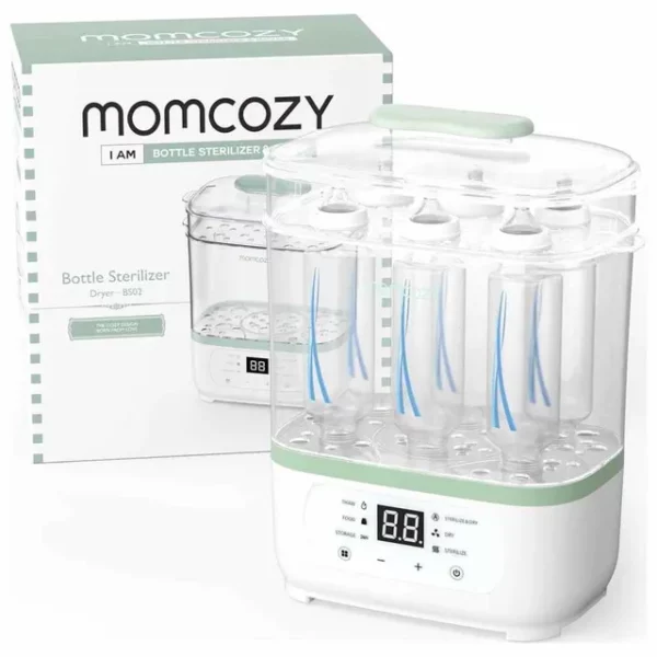 Momcozy Стерилизатор И Сушилка 8-В-1 Для Бутылочек, White, Bs02