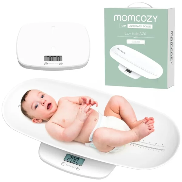 Детские Весы Momcozy Az01 С Ростомером, 50 Г – 150 Кг, Белые