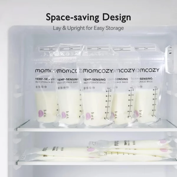 Momcozy Пакеты Для Хранения Молока, 50 Шт, 180–260 Мл, Bpa-Free — Изображение 2