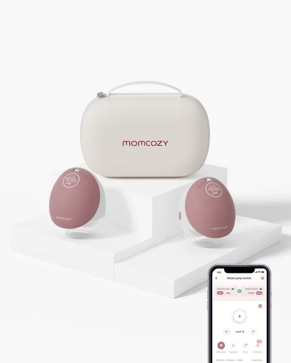 Momcozy M9 Double Портативный Молокоотсос На Две Груди, 24 Мм, Bpa-Free — Изображение 2