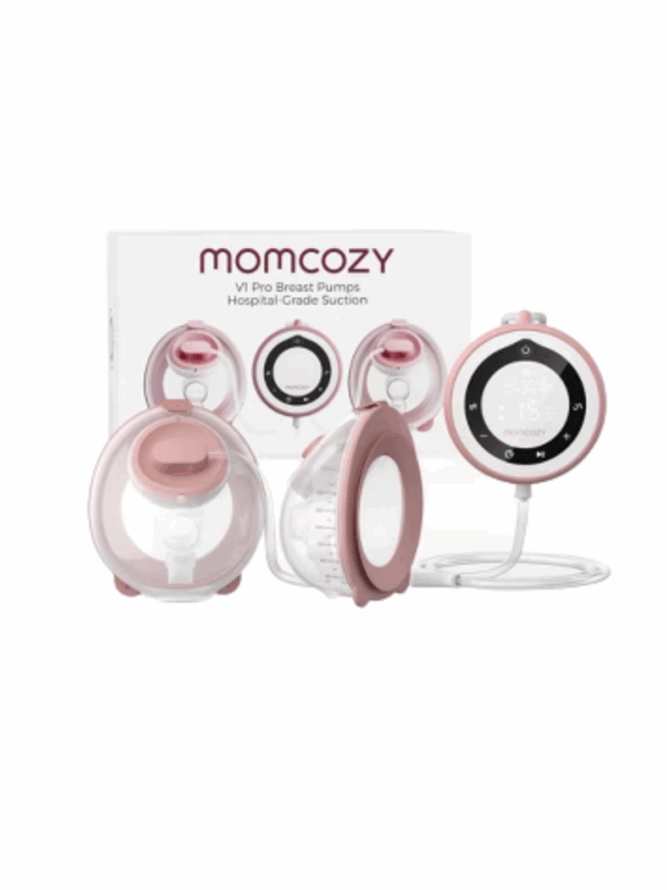 Momcozy V1 Pro Двойной Молокоотсос, 15 Уровней, Бесшумный, 230 Мл