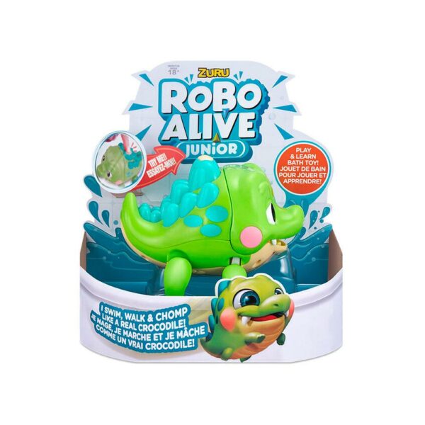 Interaktiv O‘yinchoq Robo Alive Junior Robotic Crocodile (Timsohqaqa) Bolajonlar Uchun - Image 3