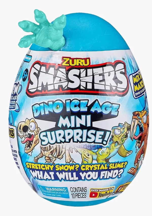 Figurka-Syurpriz Smashers Dino Ice Age Lednikoviy Davr Bolalar Uchun Kolleksion O‘yinchoq - Image 2