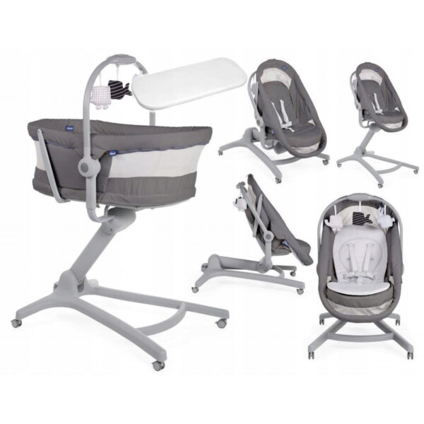 Кровать-Стульчик Chicco Baby Hug 4In1 Glacial, Трансформер, Для Новорождённых — Изображение 4