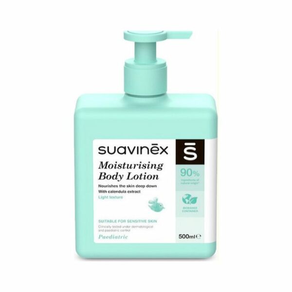 Suavinex 500Ml Chaqaloqlar Uchun Namlovchi Loson, Gipoallergen Va Xavfsiz