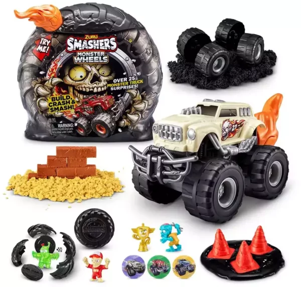 Figurka-Syurpriz Smashers Monster Truck, Kolleksion O‘yinchoq Bolalar Uchun 5+ Yosh
