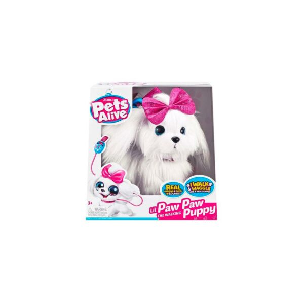 Interfaol O‘yinchoq Pets Alive Lil' Paw Paw Walk &Amp; Waggle Bolalar Uchun - Image 2