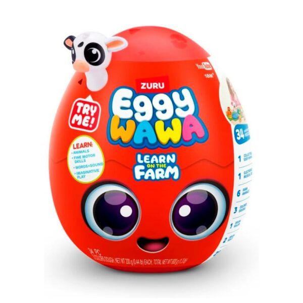 Figurka-Syurpriz Eggywawa Farm Animals (Fermer Hayvonlari), Bolalar Uchun 3+ Yosh - Image 2