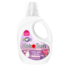 Гель для стирки 5.1л, ароматы сакура, крокус, японский хлопок YokoSun