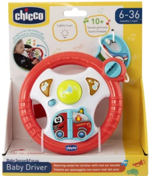 Rul o’yinchoq Chicco, xavfsiz va rivojlantiruvchi o’yinchoq chaqaloqlar uchun