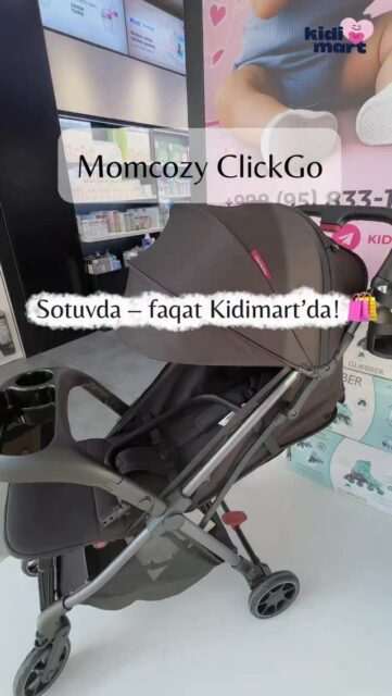 🖤 Momcozy ClickGo — onalar uchun eng yengil va zamonaviy sayr aravacha!Sayohatda, do‘konda yoki oddiy yurishda — har doim qulaylik siz bilan ✨✅ Atigi 8.9 kg – super yengil
✅ 2 xil model: old to‘sig‘i (stolchali) va oddiy variant
✅ 1 tugma bilan yig‘iladi
✅ Samolyotga olib chiqish mumkin ✈️
✅ UPF50+ soyabon – quyoshdan maksimal himoya ☀️
✅ Yomg‘ir uchun himoya plyonka bilanHar bir detal onalar uchun o‘ylab yaratilgan 💕
📍 Kidimart do‘konlarida sotuvda mavjud!
💬 Batafsil ma’lumot va buyurtma uchun: @Kidimart_admin￼#Kidimart #Momcozy #SayrAravachasi #BolalarAravasi #OnalargaMaslahat #ClickGo #BabyStroller #MomcozyUz