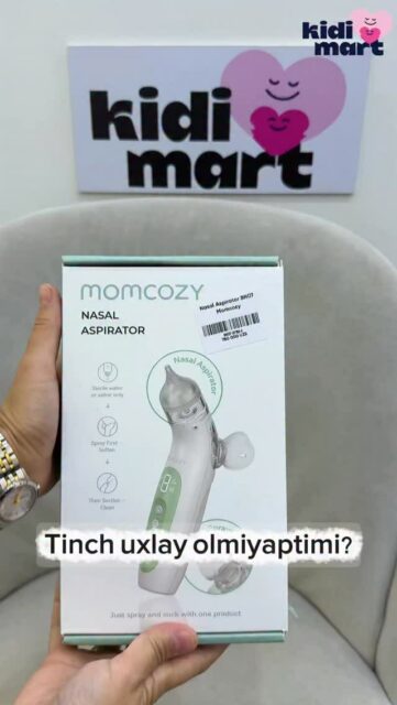 💚 Momcozy 2-in-1 burun tozalagich — onalar uchun eng qulay yordamchi!
U nafaqat burunni tozalaydi, balki avval yumshatadi ham 💧
Shu tufayli chaqalog‘ingiz bemalol nafas oladi va tinch uxlaydi 🌙✨ Oddiy, xavfsiz va gigiyenik yechim — har bir onaga kerakli narsa!
📍 Kidimart’da mavjud
☎️ 95 833-11-10
🔗 @kidimart_admin￼