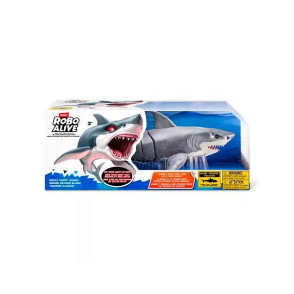 Interaktiv O‘yinchoq Robo Alive Shark Akula Bolalar Uchun, Original Dizayn, 3+ Yosh - Image 2