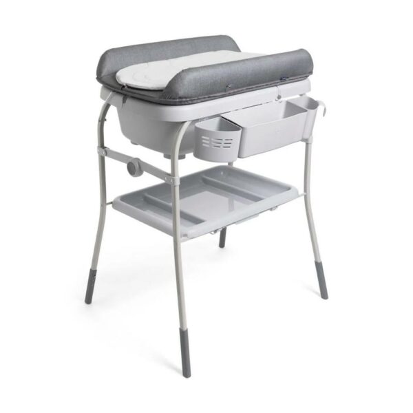 Пеленальный Столик И Ванночка Chicco Cuddle &Amp; Bubble 2В1 Graphite Melange