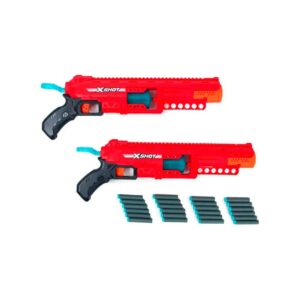 Blaster X-Shot Excel Caliber Blaster to‘plam 2 dona 24 dart bilan, original dizayn, 8+ yosh