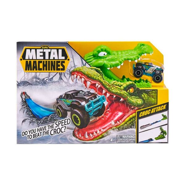 Набор Metal Machines Crocodile Mini Racing Для Детей — Изображение 3