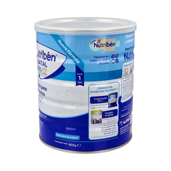Nutriben 1 Sut Aralashmasi 800 G Yangi Tug‘ilgan Chaqaloqlar Uchun 0+ Oy