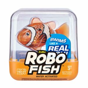 Interaktiv o‘yinchoq Robo Alive Robotic Fish (Baliqcha) bolalar uchun