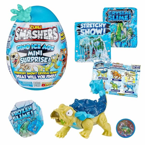 Figurka-Syurpriz Smashers Dino Ice Age Lednikoviy Davr Bolalar Uchun Kolleksion O‘yinchoq