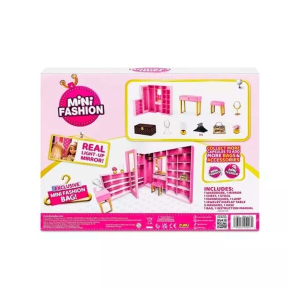 Zuru Mini Brands Garderob O‘yinchoq Qizlar Uchun, O‘yin To‘plami, 3+ Yosh - Image 2
