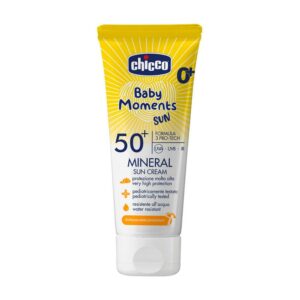 Chicco Baby Moments SUN SPF 50+, mineral quyosh kremi, 75 ml