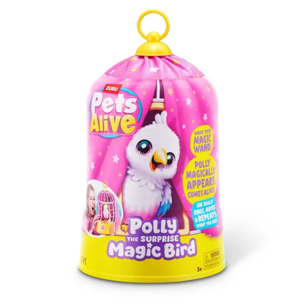 Interaktiv O‘yinchoq Pets Alive Magic Bird (Qafasdagi Qush), 3+ Yosh - Image 2