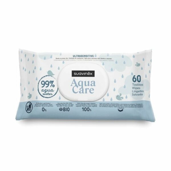 Влажные Салфетки Suavinex Aqua Care 60 Шт