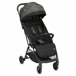 Прогулочная коляска Chicco Glee Playful Black, безопасная и удобная