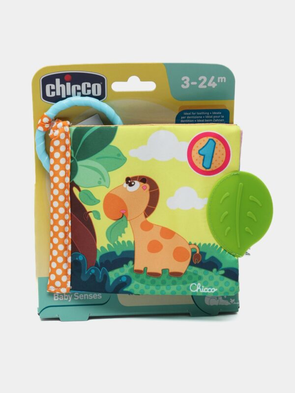 Погремушка Chicco 123 Book 3М+, Развивающая Игрушка Для Малышей