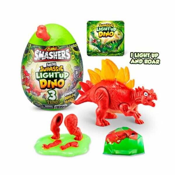 Figurka-Syurpriz Smashers Jurassic Dino Bolalar Uchun Kolleksion O‘yinchoq
