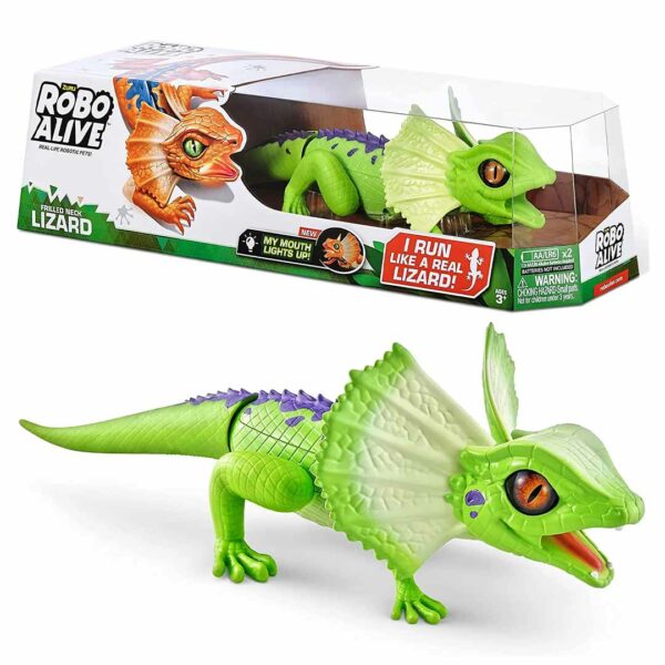 Interfaol O‘yinchoq Robo Alive Lurking Lizard Bolalar Uchun