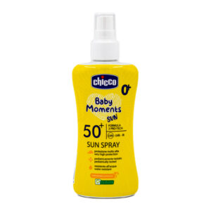 Quyoshdan himoya molochko-sprey Chicco Baby Moments SUN SPF50, 150ml