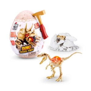 Interaktiv o‘yinchoq Robo Alive Dino Fossil Find Series 1 Mini bolalar uchun, dinozavr