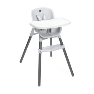 Stulchik Chicco Polly Zest Moon Grey, xavfsiz va qulay ovqatlantirish uchun