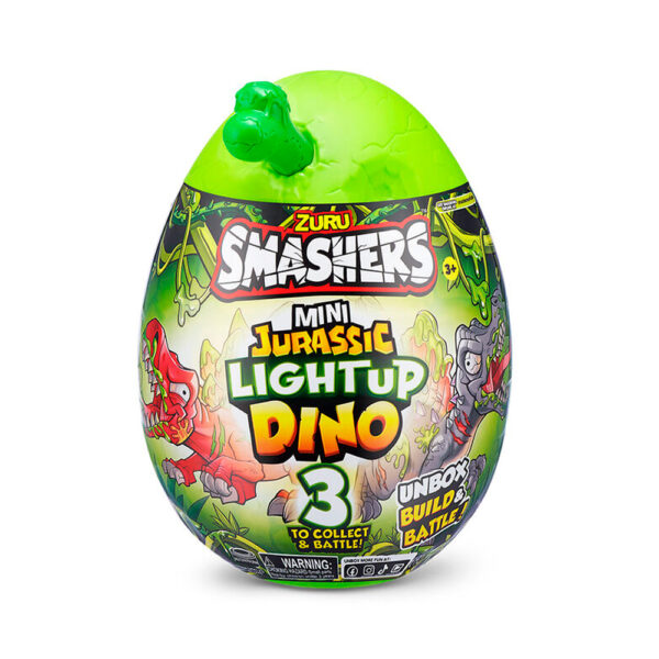 Figurka-Syurpriz Smashers Jurassic Dino Bolalar Uchun Kolleksion O‘yinchoq - Image 2