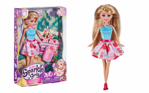 Sparkle Girlz Baby Sitter Qo‘g‘irchoq Aksessuarlar Bilan Qizlar Uchun
