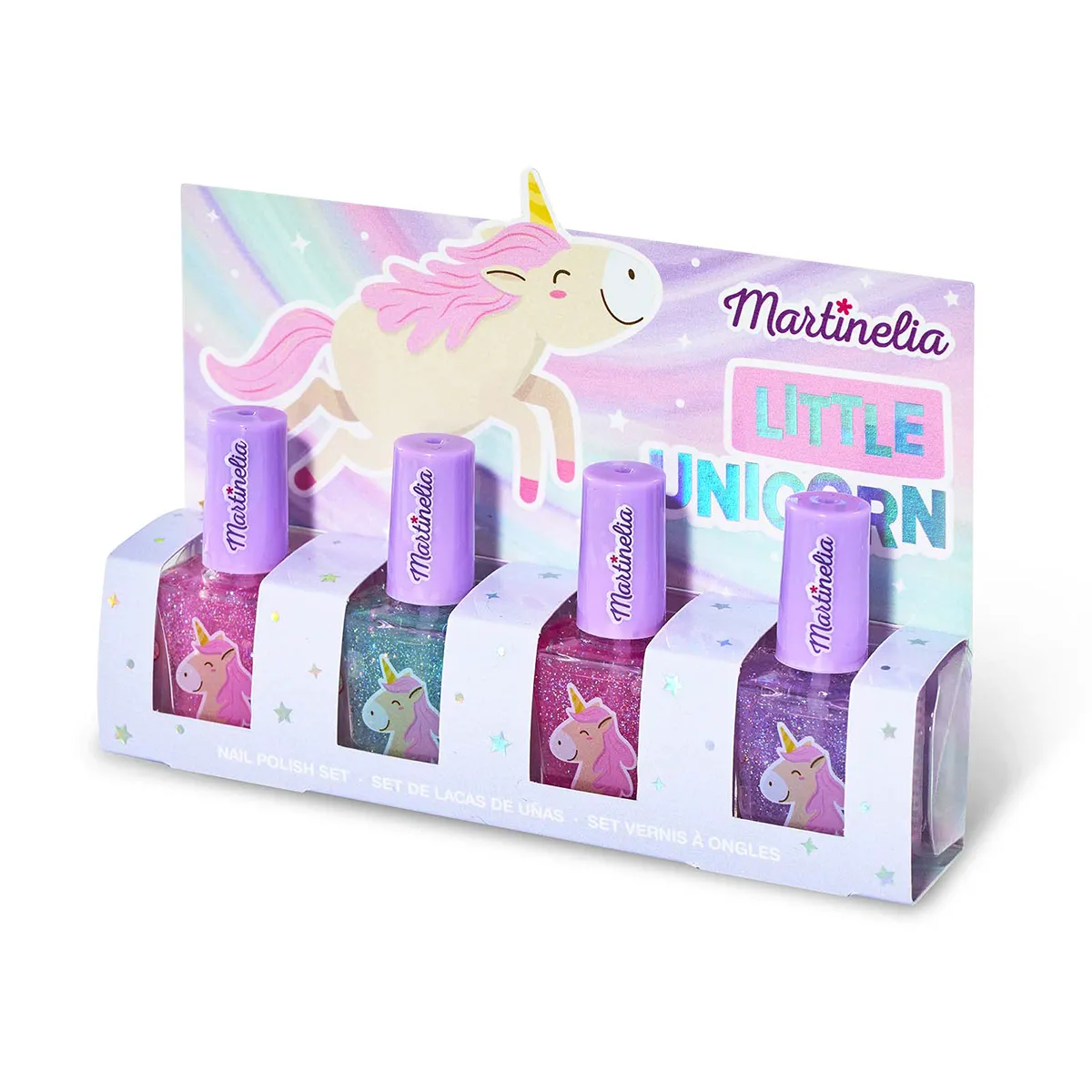 Martinelia Unicorn Nail Polish 4×6 Мл — Набор Детских Лаков Для Ногтей 4+ (Martinelia) 1 Martinelia Unicorn Nail Polish 4×6 Мл — Набор Детских Лаков Для Ногтей 4+