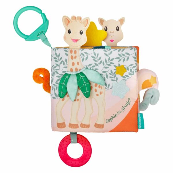 Sophie La Girafe Книжка-Игрушка Discovery Складная, Безопасный Материал