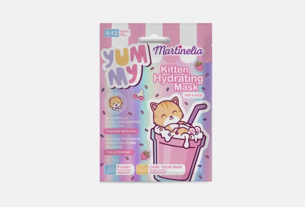 Martinelia Yummy Kitten Face Hydrating Mask 23 G Детская Тканевая Маска 8+