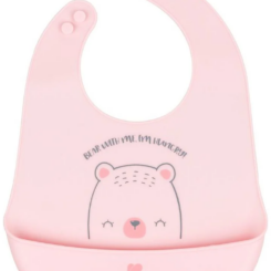 Нагрудник силиконовый Kikkaboo Bear With Me для малышей — купить в Ташкенте | Brandyol.uz