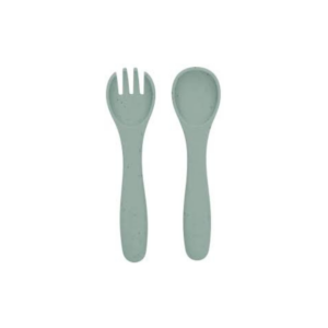 Набор силиконовая вилка и ложка Kikkaboo Platinum для малышей