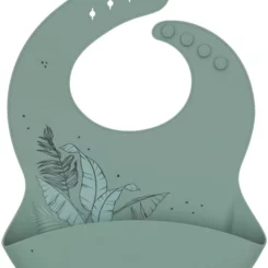 Нагрудник силиконовый KikkaBoo Flora Sand — безопасный, мягкий — купить в Ташкенте | Brandyol.uz