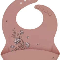 Нагрудник силиконовый KikkaBoo Flora Sand — безопасный, мягкий — купить в Ташкенте | Brandyol.uz