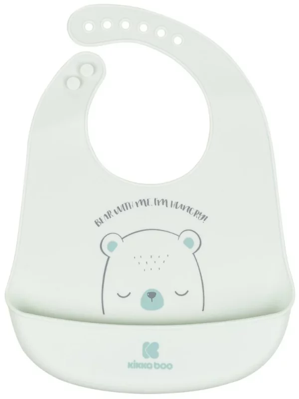 Нагрудник Силиконовый Kikkaboo Bear With Me Для Малышей — Изображение 3