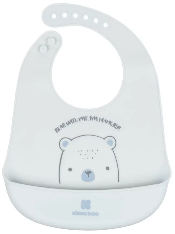Нагрудник Силиконовый Kikkaboo Bear With Me Для Малышей