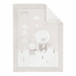 Kichkintoylar uchun adyol KikkaBoo My Teddy 110×140 sm