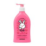 gel-shampun sanosan kids 2v1 malina 3+ 400 ml