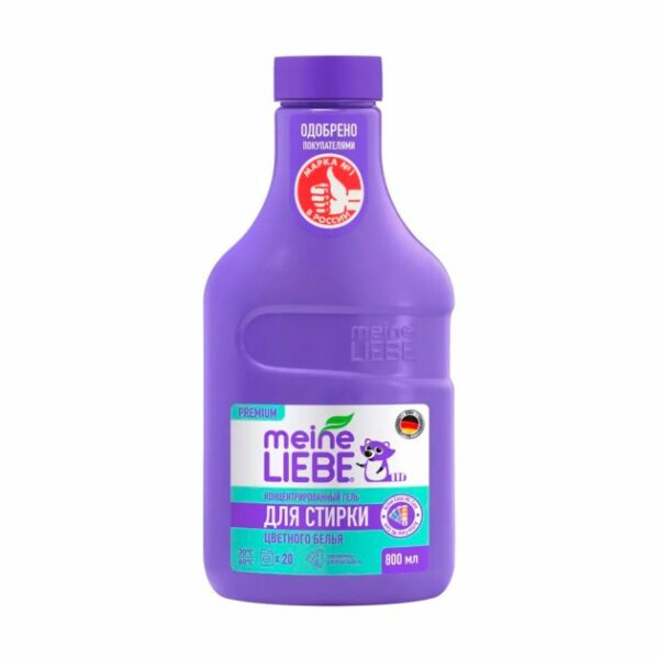Гель Для Стирки Цветных Тканей Meine Liebe Концентрат 800 Мл New Formula